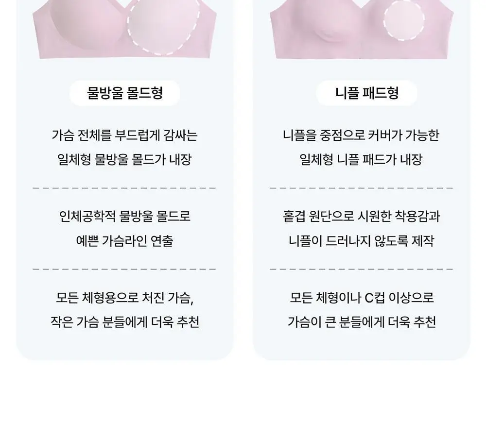 [컴포트랩] 디테일 일반 브라렛 5colors / 4Size 상세페이지 9